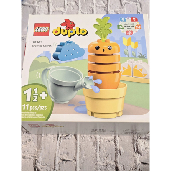 LEGO DUPLO: Growing Carrot (10981), New In Sealed Box, 11 Pieces, Ages 1 1/2+ - Picture 1 of 2